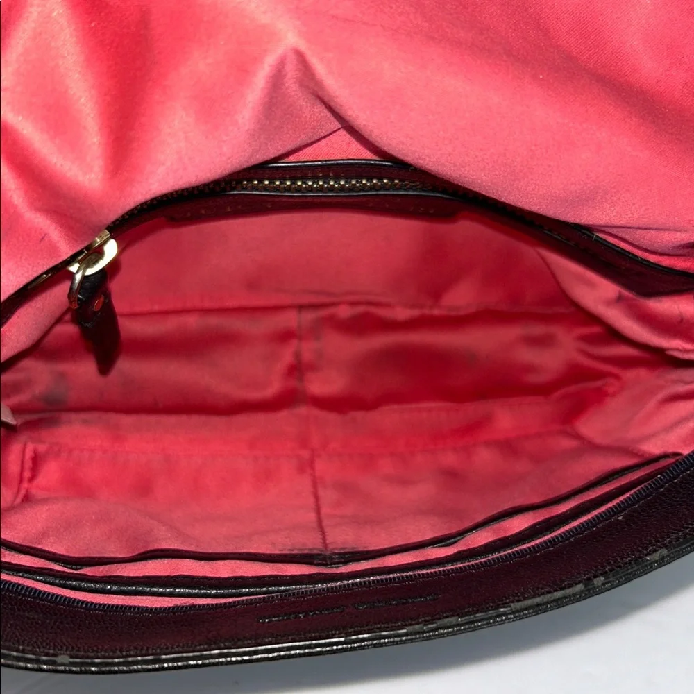 Juicy Couture black leather crossbody bag